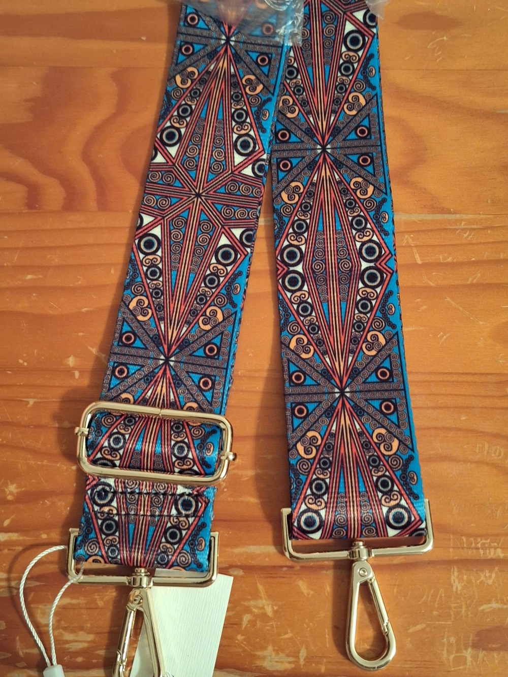 Adjustable Replacement Strap with Gold Hardware